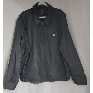 Glen Royal Golf Men's Jacket XXL Black Lined Windproof Water Resistant Full Zip